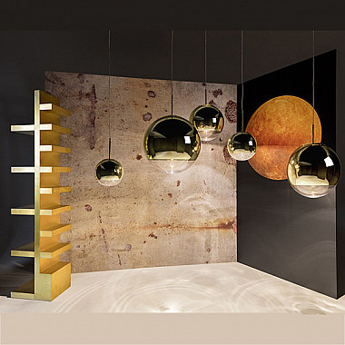 Светильник Mirror Ball Gold by Tom Dixon D25