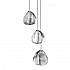 Mizu 3 Three Pendant Chandelier by Terzani